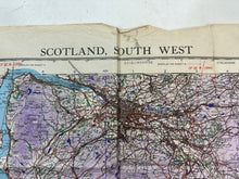 Lade das Bild in den Galerie-Viewer, Original WW2 British Army OS Map of England - Showing RAF Bases - South West 44
