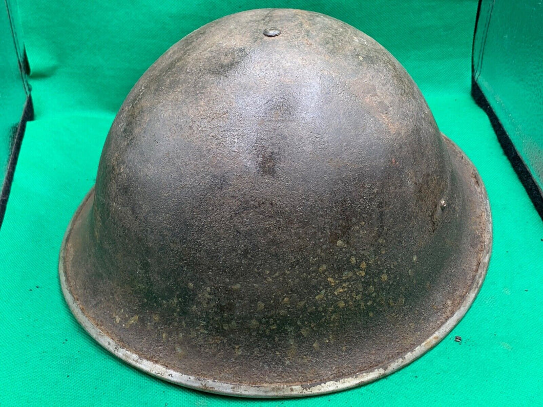 Genuine WW2 Canadian & British Army Helmet - Turtle Mk3 Helmet