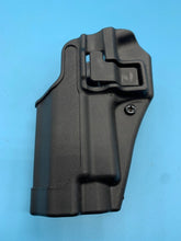 Load image into Gallery viewer, Black BLACKHAWK Pistol Holster Belt Mount Left Hand - Sig 220 / 226 / 228 / 229
