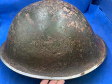 Load image into Gallery viewer, Original WW2 British Army / Canadian Army Mk3 Turtle Combat Helmet - FD
