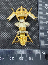 Load image into Gallery viewer, Original British Army 12th Lancers Regiment Cap Badge
