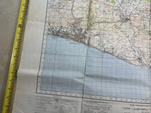 Charger l&#39;image dans la galerie, Original WW2 British Army OS Map of England - War Office - Brighton &amp; Eastbourne
