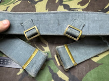 Load image into Gallery viewer, Original British Royal Air Force RAF Blue WW2 37 Pattern Belt - 38&quot; Waist Max
