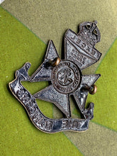 Load image into Gallery viewer, WW1 / WW2 THE RANGERS Blackened Kings Crown Cap Badge
