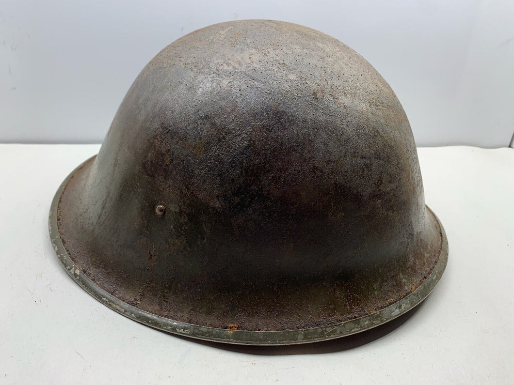 Geunine British / Canadian Army Mk3 WW2 Combat Helmet - Uncleaned Original