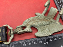 Load image into Gallery viewer, WW1 Imperial German Army White Metal Volunteers Musician&#39;s Drum Hanger. Original
