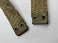 Charger l&#39;image dans la galerie, Original WW2 1943 Dated British Army Equipment Shoulder Strap 37 Pattern Webbing
