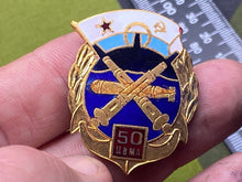 Load image into Gallery viewer, 1980&#39;s/90&#39;s Era Soviet Naval Mariner&#39;s Award / Badge in Excellent Condition
