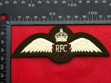 Load image into Gallery viewer, WW1 British Royal Flying Corps RFC Reproduction Pilots Wings
