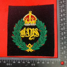 Load image into Gallery viewer, British Army 2nd Dragoon Guards Queen&#39;s Bays Regimental Embroidered Blazer Badge
