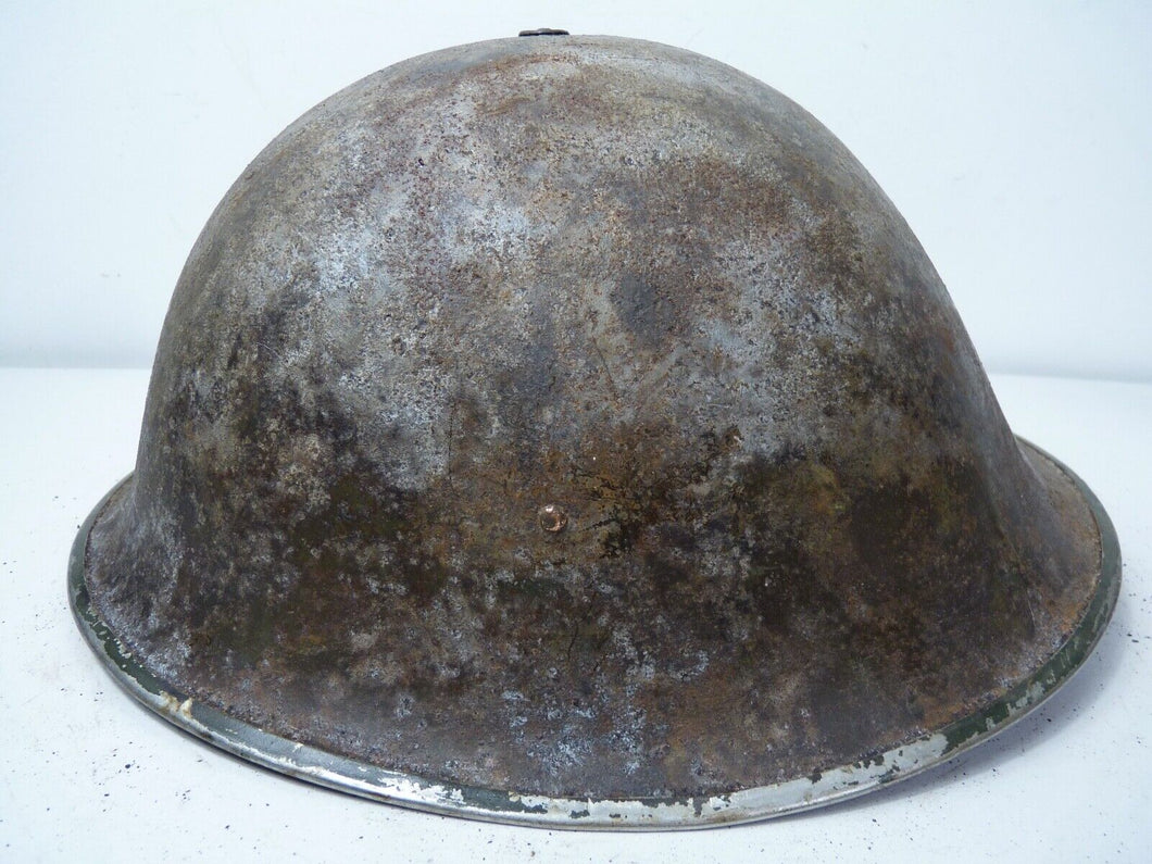 Mk3 Canadian / British Army Original WW2 Turtle Helmet High Rivet