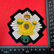 Load image into Gallery viewer, British Army Highland Light Infantry Queens Crown Embroidered Blazer Badge
