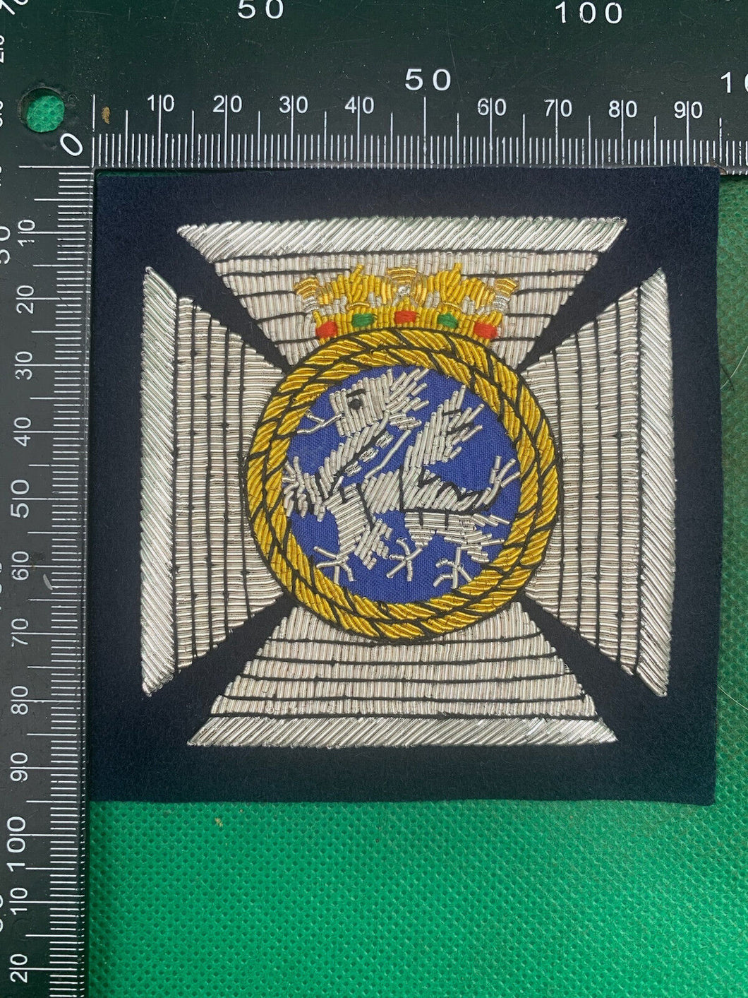 British Army Bullion Embroidered Blazer Badge - Duke of Edinburgh Royal Regiment