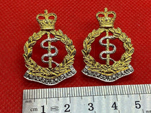 Lade das Bild in den Galerie-Viewer, Two British Army Royal Army Medical Corps Collar Badges
