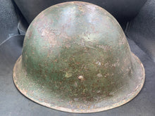 Load image into Gallery viewer, Original WW2 British Army / Canadian Army Mk3 Turtle Combat Helmet
