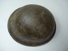 Charger l&#39;image dans la galerie, Original WW2 British / Canadian Army Mk3 High Rivet Turtle Army Combat Helmet - The Militaria Shop
