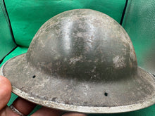 Lade das Bild in den Galerie-Viewer, Original WW2 British Army (South African) Mk2 Brodie Combat Helmet

