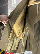 Load image into Gallery viewer, Original US Army WW2 Class A Uniform Jacket - 39&quot; Regular Chest - 1942 Dated
