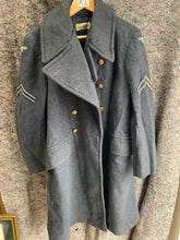Load image into Gallery viewer, Original British Royal Air Force Officers Greatcoat - Kings Crown Buttons
