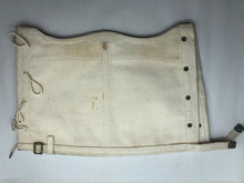 Load image into Gallery viewer, Original British Army / Royal Navy White Spats / Gaiters - WW2 37 Pattern
