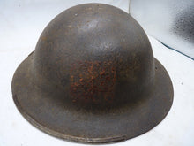 Load image into Gallery viewer, Original WW2 British Army Mk2 Army Brodie Combat Helmet - Div Sign
