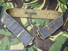 Load image into Gallery viewer, Original British Royal Air Force RAF Blue WW2 37 Pattern Belt - 40&quot; Waist Max
