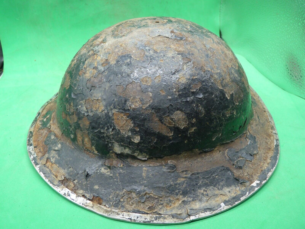 Original WW2 South African Army Mk2 Brodie Helmet - British Style Combat Helmet - The Militaria Shop