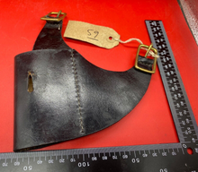 Load image into Gallery viewer, Victorian Era Style Black Leather Carrying Frog with Brass Fittings.
