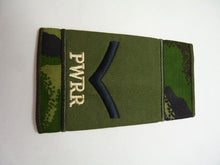 Charger l&#39;image dans la galerie, PWRR Price of Wales Rank Slides / Epaulette Pair Genuine British Army - NEW
