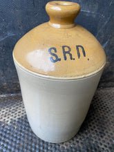 Load image into Gallery viewer, Original WW1 SRD Jar Rum Jar - British Army Issue - &quot;Supply Reserve Depot&quot; Jug
