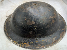 Load image into Gallery viewer, Original WW2 Combat Helmet - British / South African Army Mk2 Brodie Helmet
