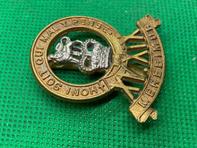 Load image into Gallery viewer, British Army Queen&#39;s Crown 15th / 19th Lancers Regiment Cap Badge
