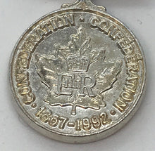 Load image into Gallery viewer, 125th Anniversary of the Confederation of Canada miniature dress medal. - - B9
