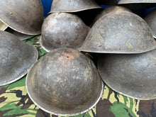 Load image into Gallery viewer, Original WW2 Canadian / British Army Mk3 Turtle Helmet - High Rivet - Semi-Relic
