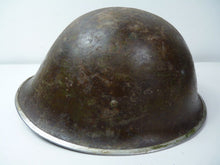 Load image into Gallery viewer, Original WW2 British / Canadian Army Mk3 High Rivet Turtle Army Combat Helmet - The Militaria Shop
