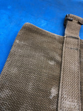 Load image into Gallery viewer, WW2 British Army 37 Pattern Webbing Water Bottle Carrier Harness - 1944 Dated - The Militaria Shop
