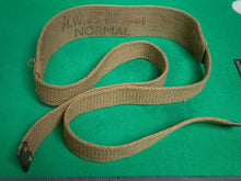 Load image into Gallery viewer, Original WW2 British Army 37 Pattern Shoulder Strap - NORMAL - M.W&amp;S 1944
