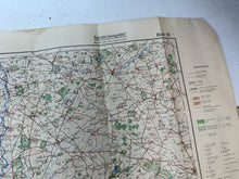 Load image into Gallery viewer, Original WW2 German Army Map of England / Britain -  Oxford
