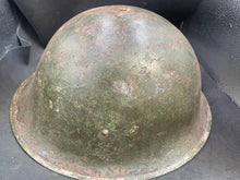 Load image into Gallery viewer, Original WW2 British Army / Canadian Army Mk3 Turtle Combat Helmet
