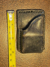 Load image into Gallery viewer, Brown Leather Pistol Accessories -  Mag Pouch 45 Auto- B63
