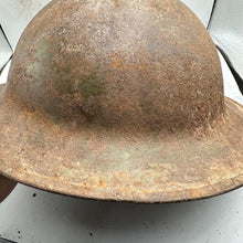 Load image into Gallery viewer, Original WW2 British Civil Defence Mk2 Helmet - 3 Hole
