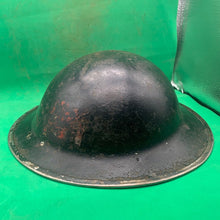 Load image into Gallery viewer, Original WW2 South African Army Mk2 Brodie Helmet - British Style Combat Helmet - The Militaria Shop
