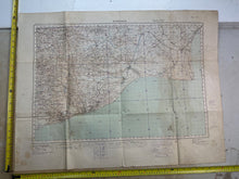 Load image into Gallery viewer, Original WW2 British Army OS Map of England - War Office - Hastings
