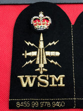 Lade das Bild in den Galerie-Viewer, Pair of Genuine British Royal Navy Bullion Badge - WSM CPO

