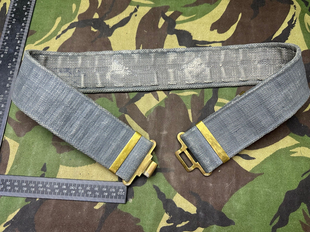 Original British Royal Air Force RAF Blue WW2 37 Pattern Belt - 38