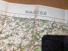 Load image into Gallery viewer, WW1 Era British Army General Staff Map of MARCHE in Belgium. Original Map
