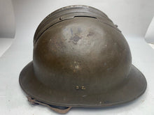 Charger l&#39;image dans la galerie, Original WW2 French Army M1926 Adrian Helmet - Divisional Markings
