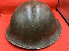 Load image into Gallery viewer, Mk3 Turtle Helmet - Original WW2 British / Canadian Army Combat Helmet
