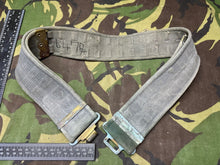 Charger l&#39;image dans la galerie, Original British Royal Air Force RAF Blue WW2 37 Pattern Belt - 38&quot; Waist Max
