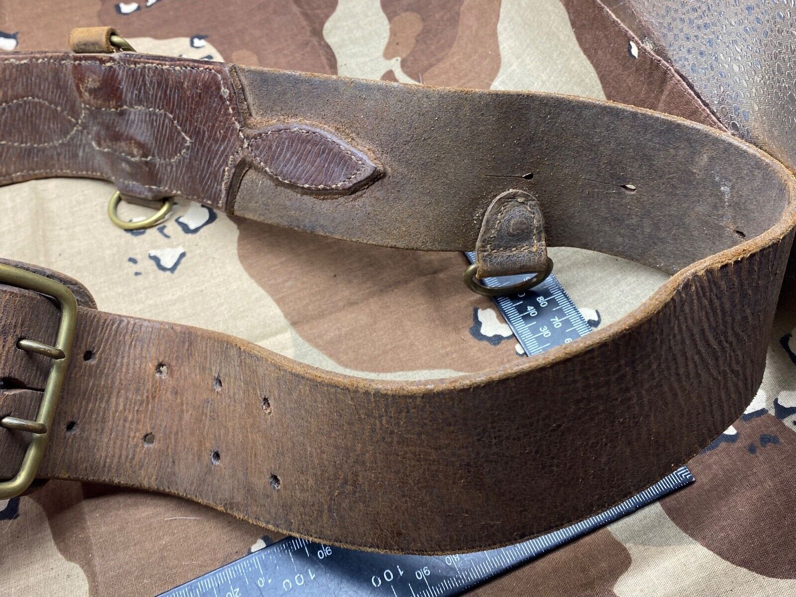 Original British Army 1903 Pattern Leather Belt- Large Size!